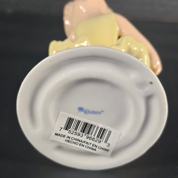 Cosmos Gifts Fine Porcelain Yellow Tutu, Ballerina Girl Figurine Beautiful ! - Picture 6 of 10